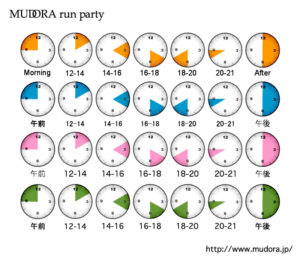 お届け時間指定のフリー素材（MUDORA製）